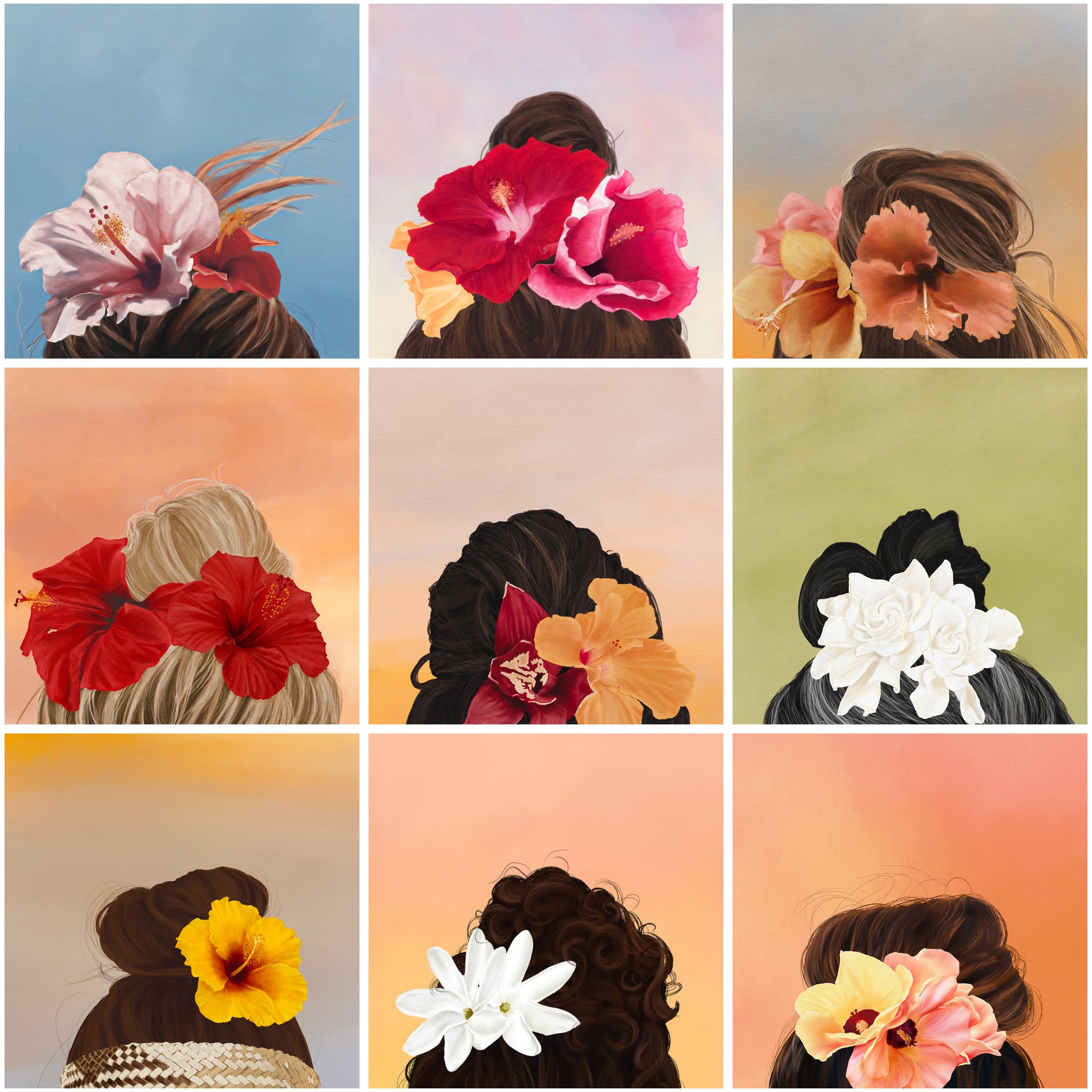 限定1点ハワイの本人から仕入れたレア版/アロハデメレ『Melia F2』額付L Aloha de Mele