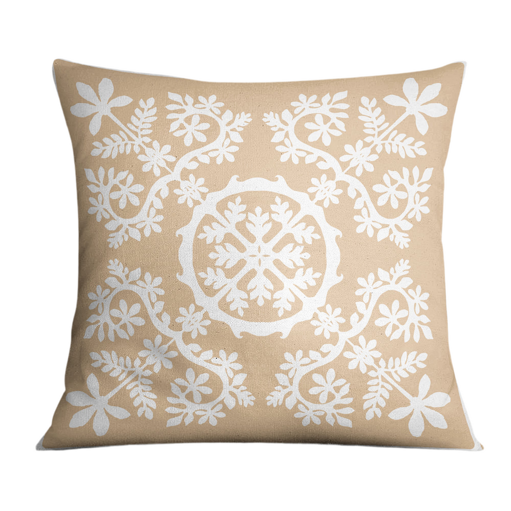 Naupaka Kahakai Pillow Cover - Aloha de Mele