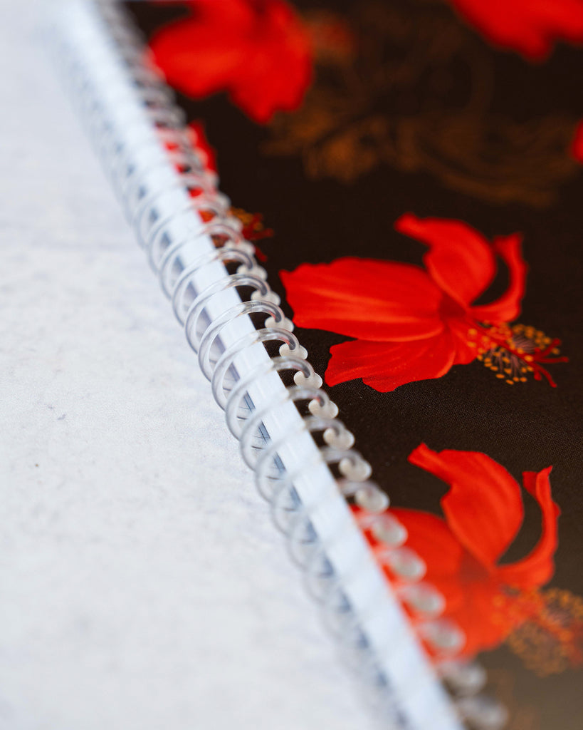 Spiral Notebook - Koki'o 'Ula'ula - Aloha de Mele