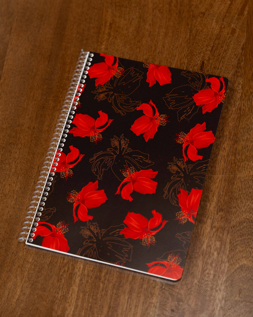 Spiral Notebook - Koki'o 'Ula'ula - Aloha de Mele