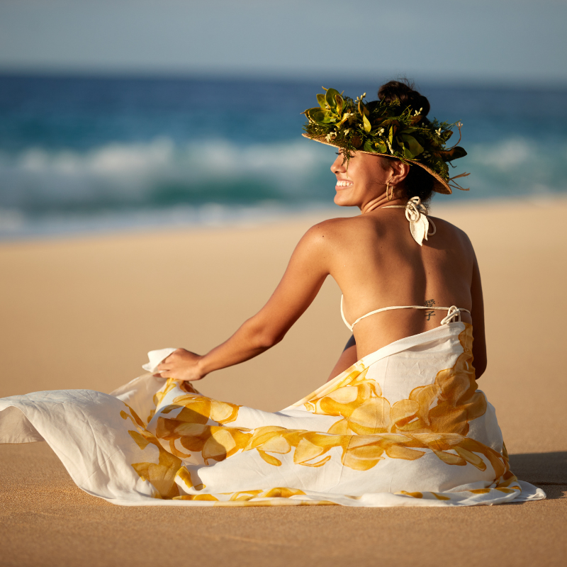 Pareo - Lei Ers 22 (Puakenikeni) - Aloha de Mele