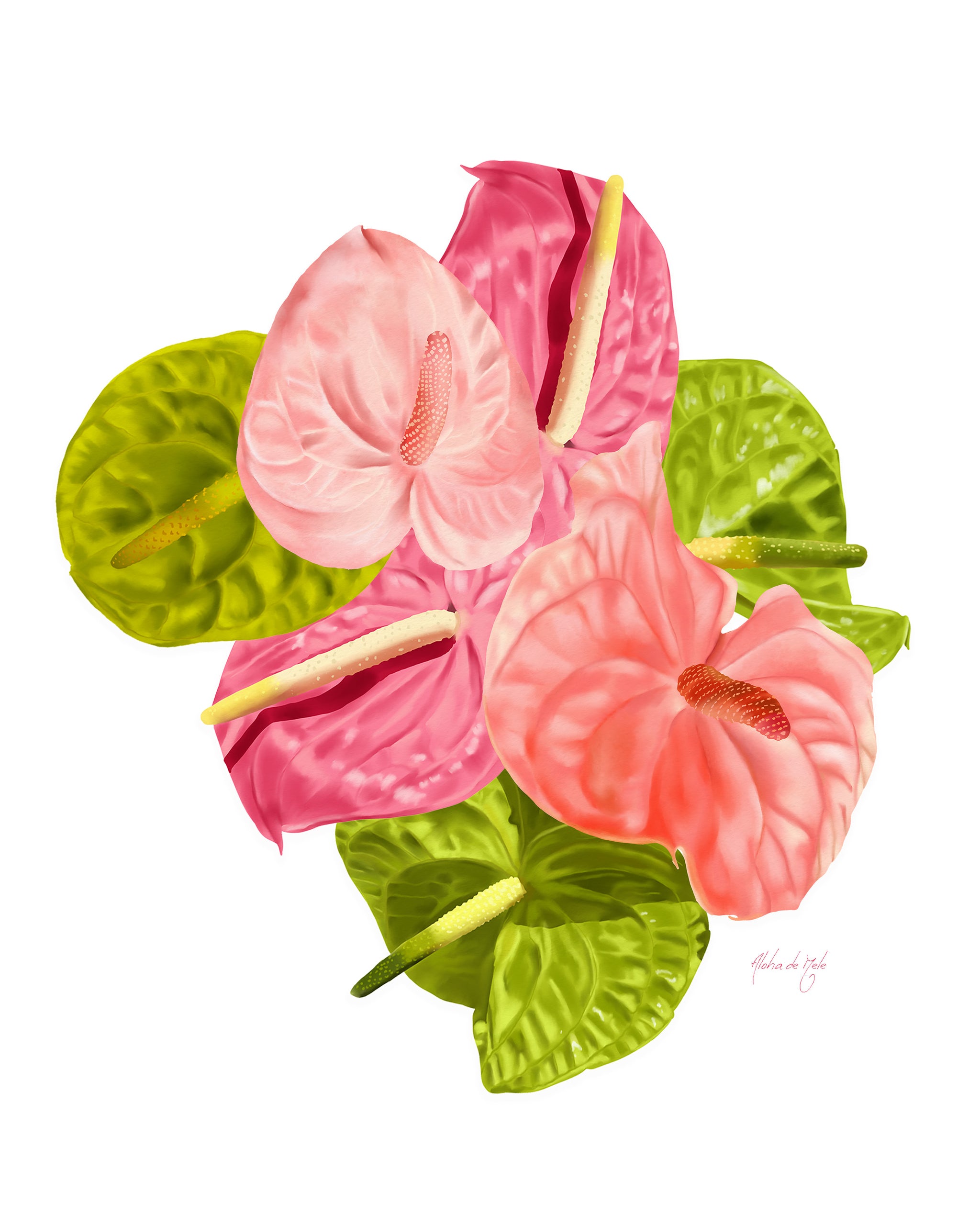 Aloha de Mele - May Day 23 Art Print – House of Mana Up