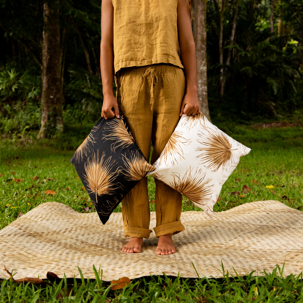 Loulu Palm Pillow Cover - Aloha de Mele